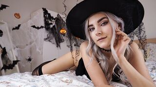 Charming Horny Witch Gets Cums On and Blows Jizz - Eva Elfie