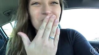 Dani Daniels gives oral sex to her fan inside car (2020)