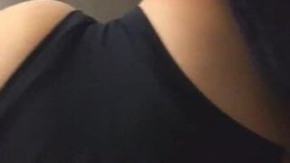 Ex in dark bikini bottoms lick dong and blows deepthroat