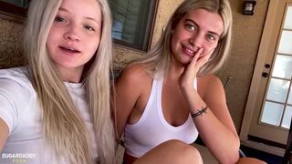 Charming Sisters Halle And Kylie Are Back To Lick & Fuck My Dick