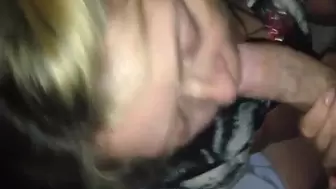 Old blondie sucks a hard SELF PERSPECTIVE prick passionately
