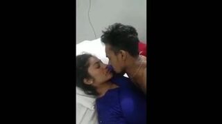 Indian village skank give oral sex her bf at hotel