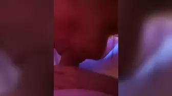 wifey gives a lick job to fuckbuddy while he records it