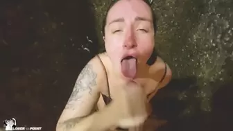 Sweet Lady Juicy Swallows a Enormous Dong in the Shower