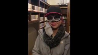 Superhero Bitch Ex-Wife gives me a Oral Sex at the Public Library!!! She’s always got a Mask available