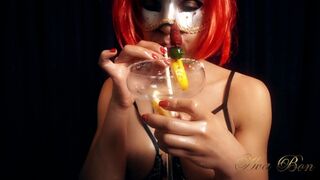 The Whore with Red-hair Heard Prepares the Jizz Cocktail and Loves