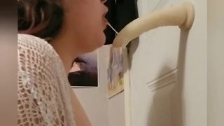 Chubby Hispanic Teeny Mounts her Throat then Plays with her Booty