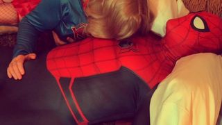 Supergirl RIDES Spiderman