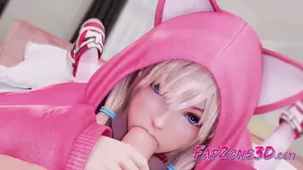 Gentle 3D Marie Rose with Humongous Nice Boobs Plowed in every Hole