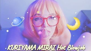 Hot cosplay lady KURIYAMA MIRAI gives fine and quick bj