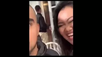 Random japanese whore at house party swallows my schlong in the backyard
