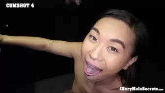 GloryholeSecrets - Tiny Thai Slut Sure Knows How To Handle Penises