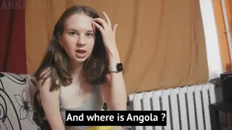 My stepbrother won a trip to Angola, and I won a trip to his wang. Anna Bali
