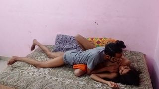 Home-made Indian petite teenie get an anal cream-pie after a hard desi snatch fucking sex