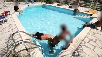 Nasty sperm cocktail party in luxury villa! everyone can fuck! Alexandra Wett