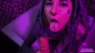 "Sex in Ultraviolet" oral sex - part 1 _ Marseline_Nigonika TOP Porn 2022
