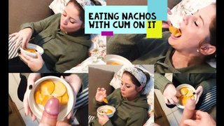 Eating Nachos with Cum on it_MP4 4K