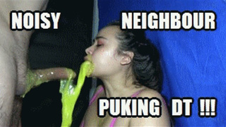 DEEP THROAT FUCKING PUKE DTA116D VIOLET NOISY WHISTLING NEIGHBOUR AGAINST THE WALL HD WMV