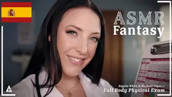 ASMR Fantasy - Full Body Physical Exam With MILF Doctor Angela White! (Spanish Subtitles) - SELF PERSPECTIVE