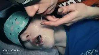Homevideo bj, facials, swallowing after climax - amatuer ffm threesome Kira Green