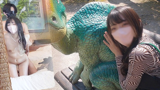 En date i zoologisk have med en amatør barmfagre skønheder ♡ Vildt instinkt bar sex Japansk oral sex
