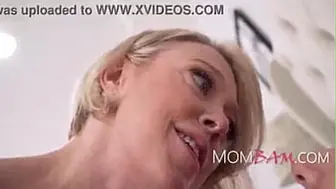 Milf stepmom Dee Williams mounts her large dong stepson Will pounder after she gave him a perfect oral sex