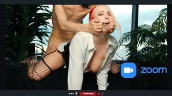Everyone saw how my bf rides me in Zoom - MollyRedWolf