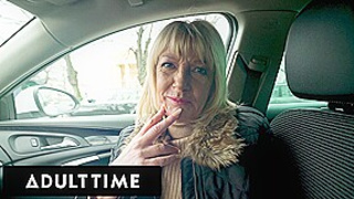 ADULT TIME - British GILF Picked Up For Hard Rough Fuck By Eastern European Nikki Nuttz! POV Fuck!