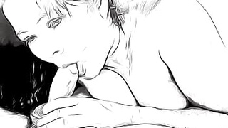 Hentai - Take On Me, Oral sex from a nymphomaniac