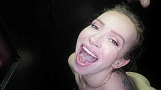 Hazel Paige's Second Gloryhole, Scene #01