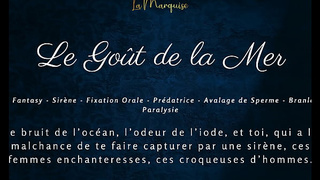 The Taste of the Sea - French audio porn mermaid oral sex