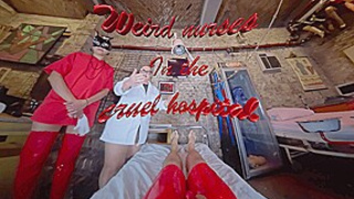 Weird Nurse In Catacombs - Sexlikereal