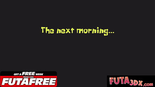Futa3DX - Cute Futa Babes Fucking & Getting Face Rammed Hard - Comic