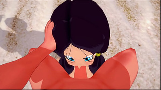 Android 18 Make Videl give Roshi a Oral sex | two | Dragonball Zex 7 | Full & POINT OF VIEW on Sheer & PTRN: Fantasyking3