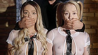 Chrystal Sinn & Clara Mia VR Porn: Bad Bad Girls - DarkRoomVR