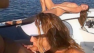 Pussy Loving Babes On A Boat - Alissa Ashley, Tyler & Matt