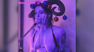 DEVIL FILLED WITH SPUNK PASSIONATELY GIVES BLOWJOBS