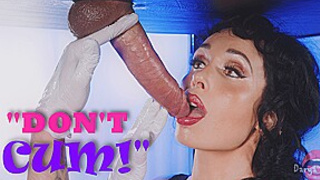 Dont Cum Milking Table Edging Facial Cumshot