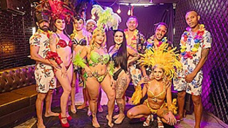 Real Anal Carnaval Party Orgy