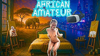 African Amateur Queen Rides White Tourist (55 Min)
