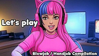 Let's Play - Blowjob / Handjob - Compilation [2 Minutes Editon]
