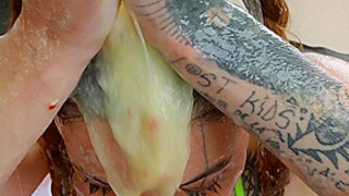 Just make me fucking PUKE with PISS and CUM please. I need to