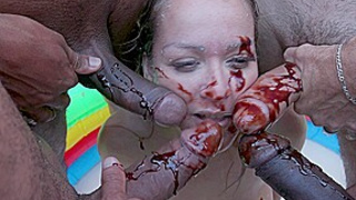 Choco milk Vol. one starring Larisa Leite, Dap, Pu.e, pee, milk