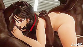 [4K] Bayonetta Boss Bitch [Blacked][Aanix]