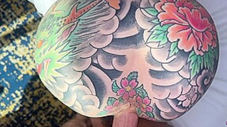 Tatted Split Tongue Slut Tiger Lilly Worships My Dick