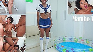 Ana Sasuga, Beautiful Breasts Ebony, First Double Anal And Drinks