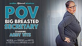Sucked By Big Breasted Mature Abby Tits In Pov Style