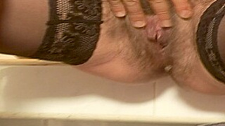 Mature Woman With Super Hairy Pussy