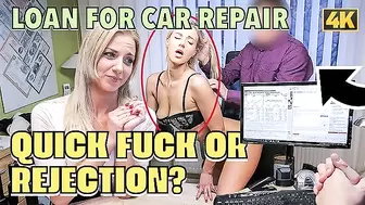 LOAN4K. Teen coquette Nathaly Teges wants to drive car but