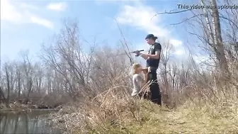 fishing blowjob